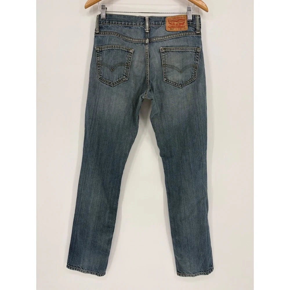 Levi's 511 Slim Fit‎ Jeans Men's 30x32 Medium Wash Blue 100% Cotton Denim